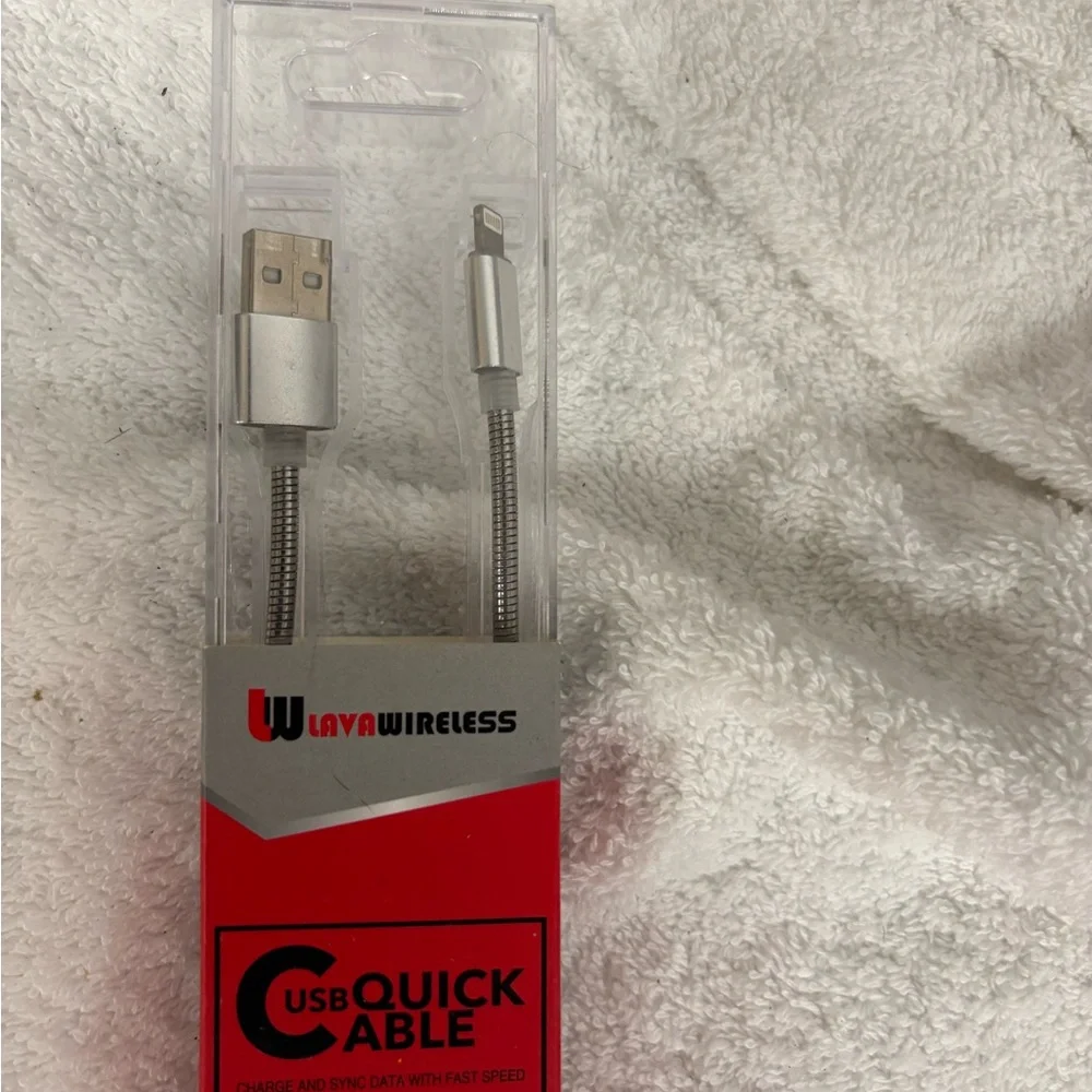 Silver USB Cable